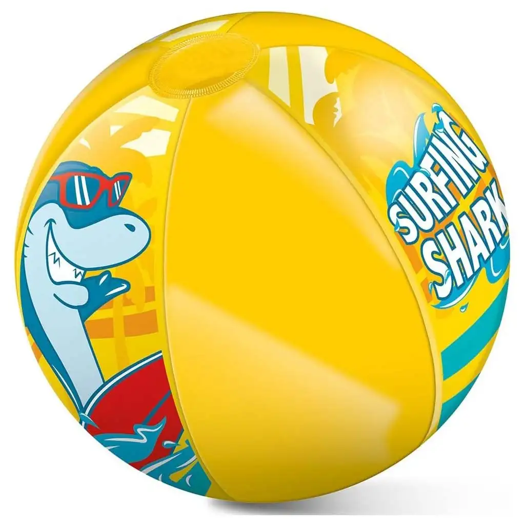 Cápa mintás felfújható strandlabda 50cm - Mondo Toys