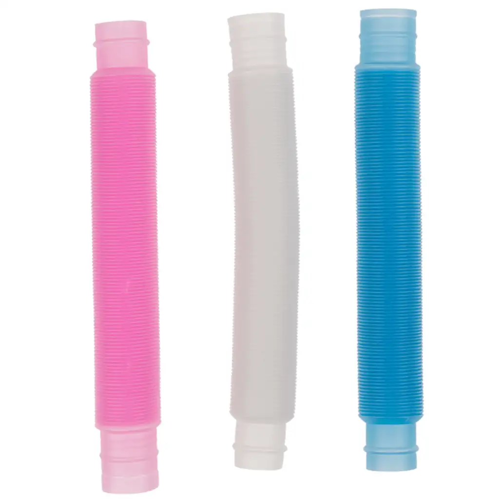 XL Fidget Pop Tube: Felxibilis dekorációs sötétben világító cső, többféle változatban 20cm kép 2