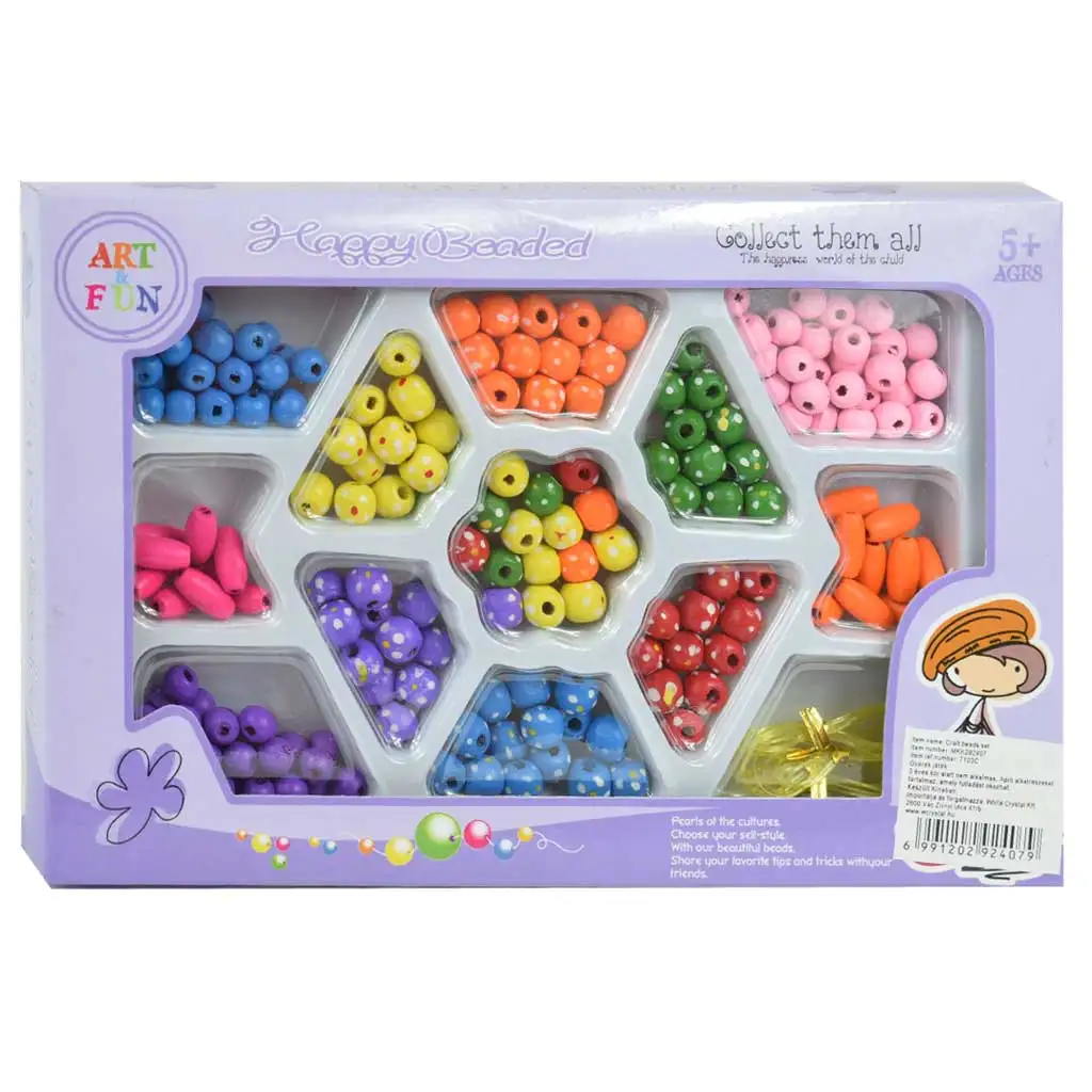 Art&Fun: Ékszerkészítő szett 100+ pöttyös és színes gyöngyökkel