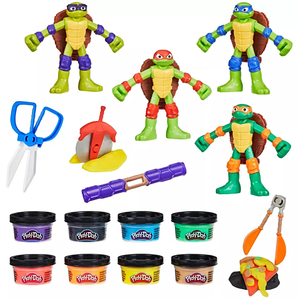 Play-Doh: Tini ninja teknőcök cowabunga creations játékszett - Hasbro kép 4