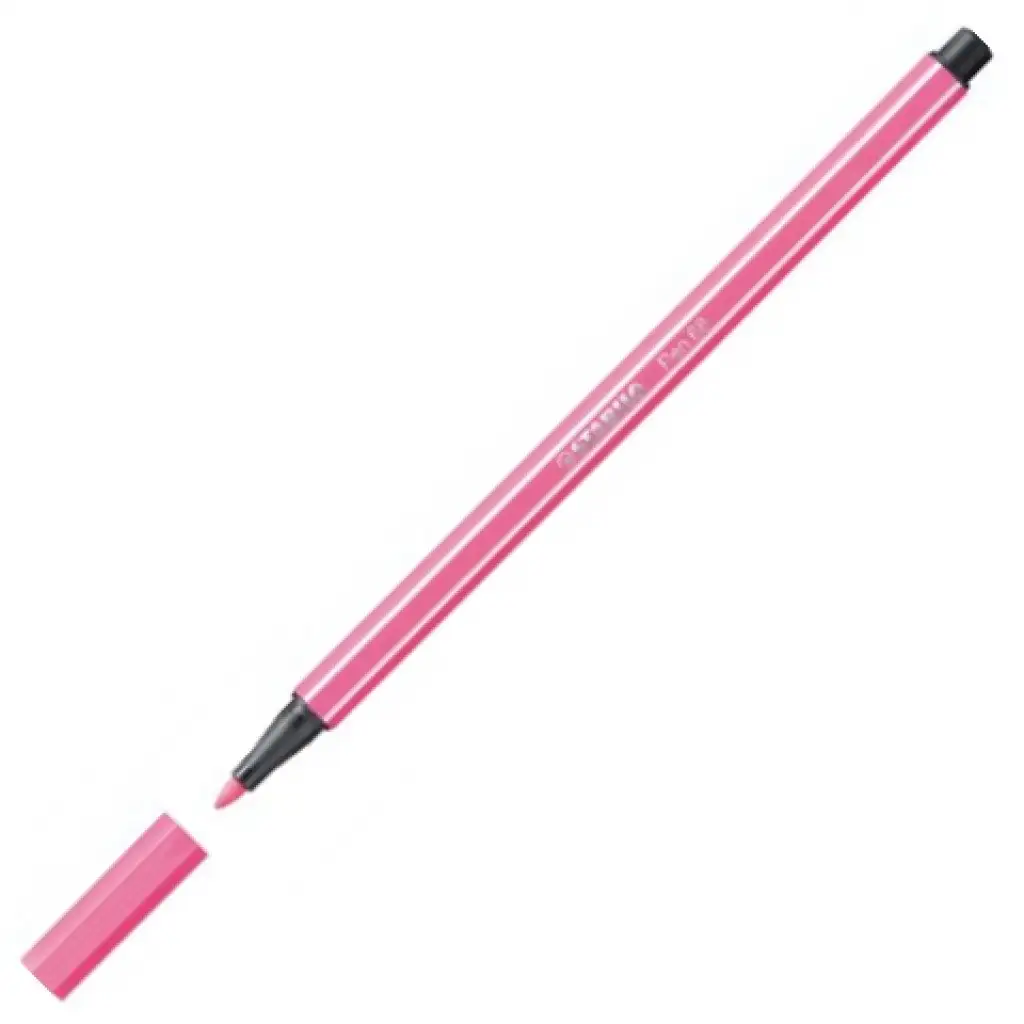 Stabilo: Pen 68 rostirón halvány rózsaszín színben 1mm-es kép 2