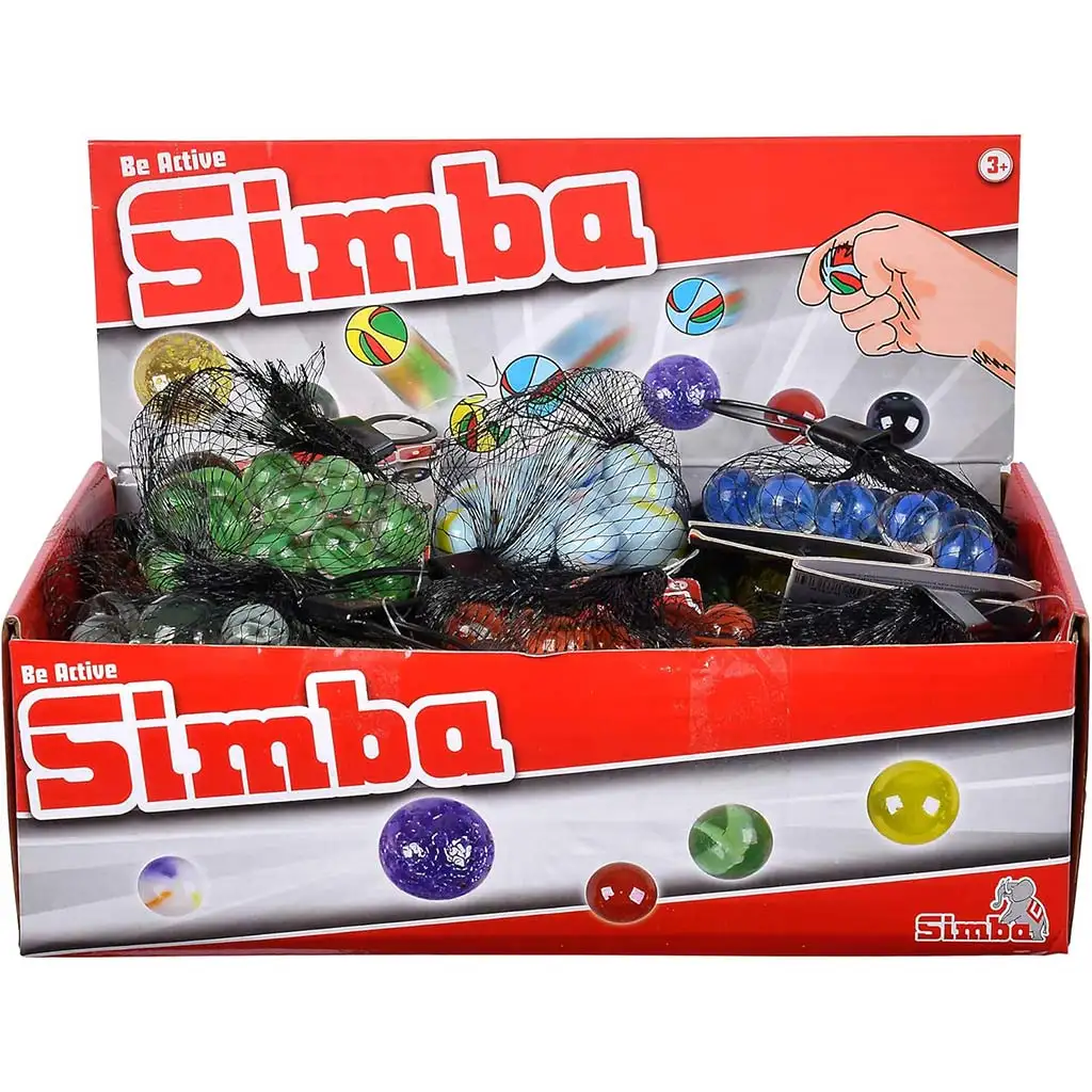 Üveggolyó szett 21db-os többféle változatban - Simba Toys