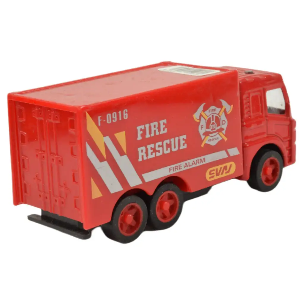 Fire Rescue: Lendkerekes tűzoltósági kamion többféle változatban 9,5cm 1db kép 11