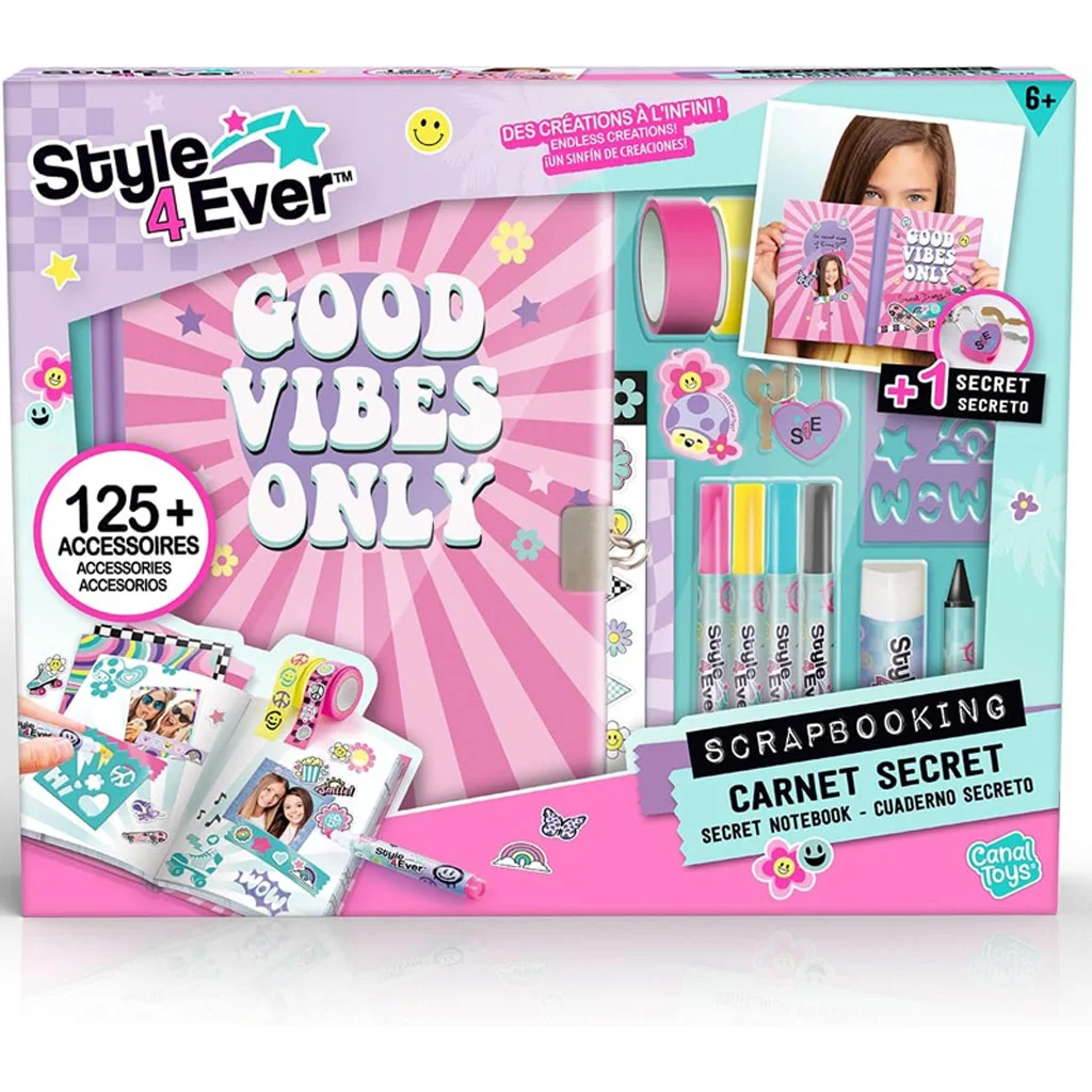 Style 4 Ever: Titkos napló dekorálószettel és matricákkal