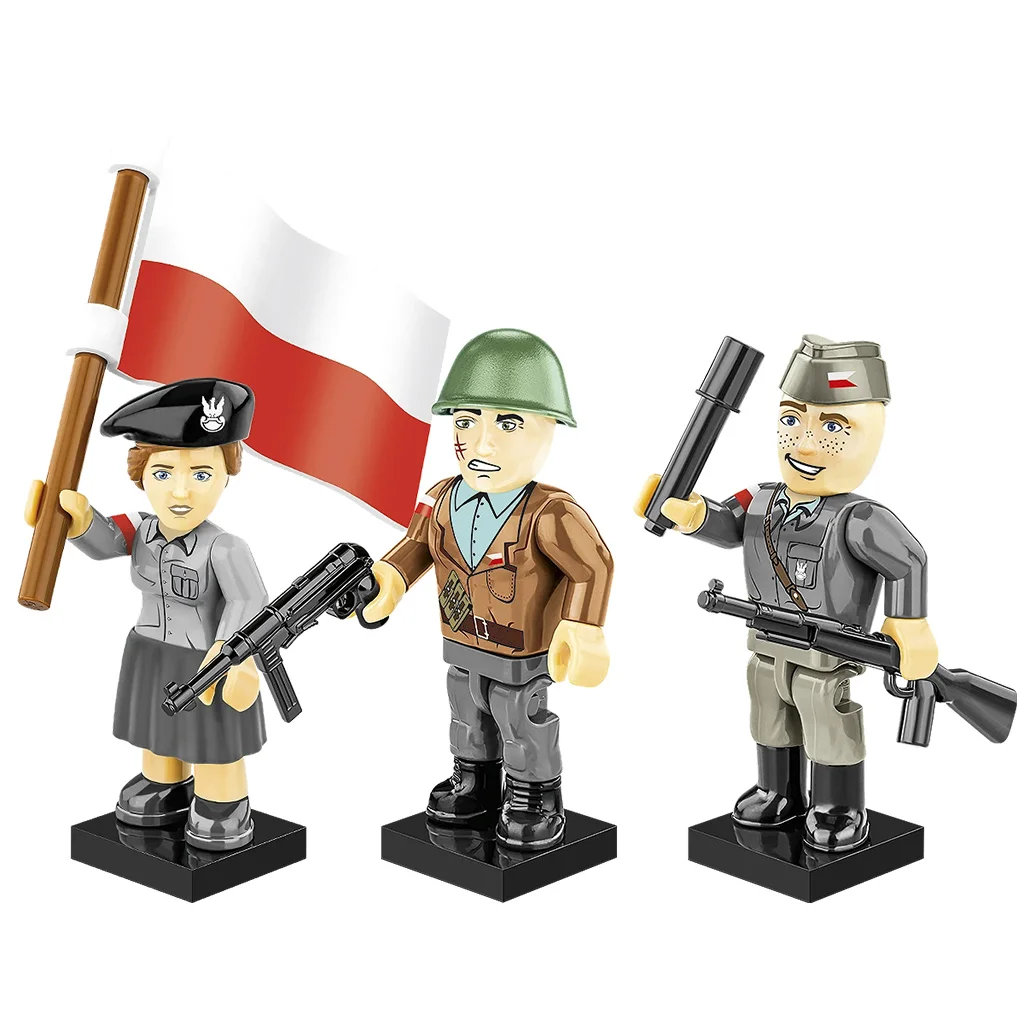 COBI: WWII Varsói lázadás figura szett (2057) kép 2