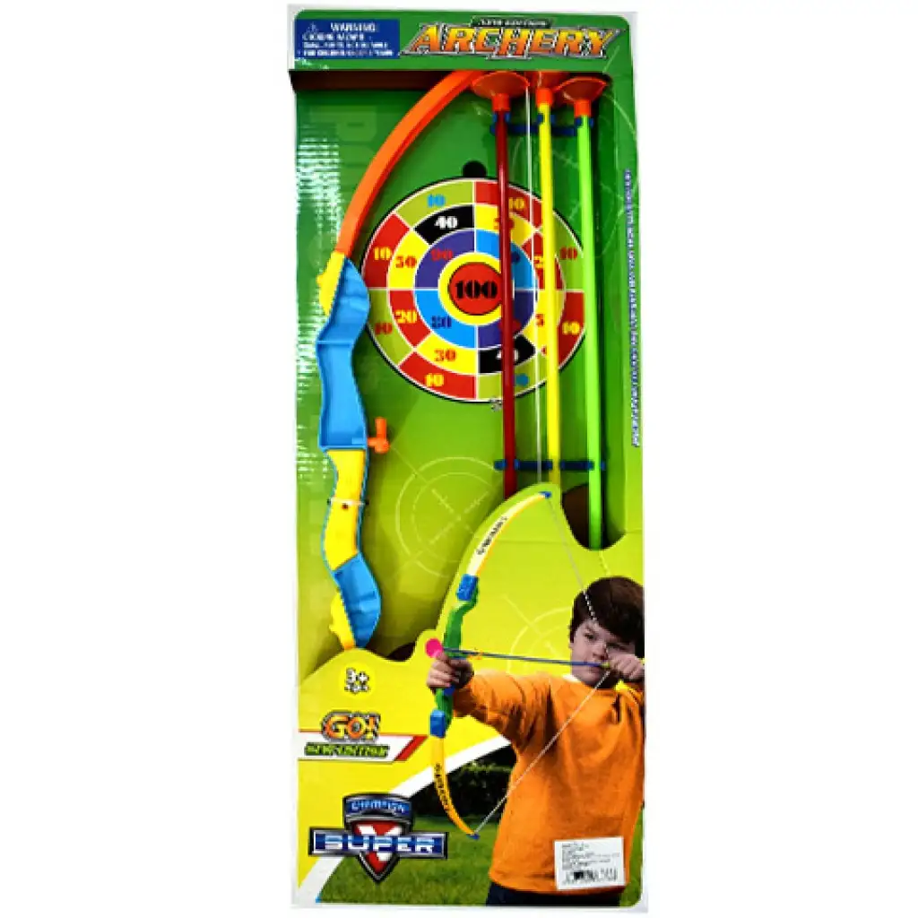 Íj szett tapadókorongos nyílvesszőkkel 37cm kép 2