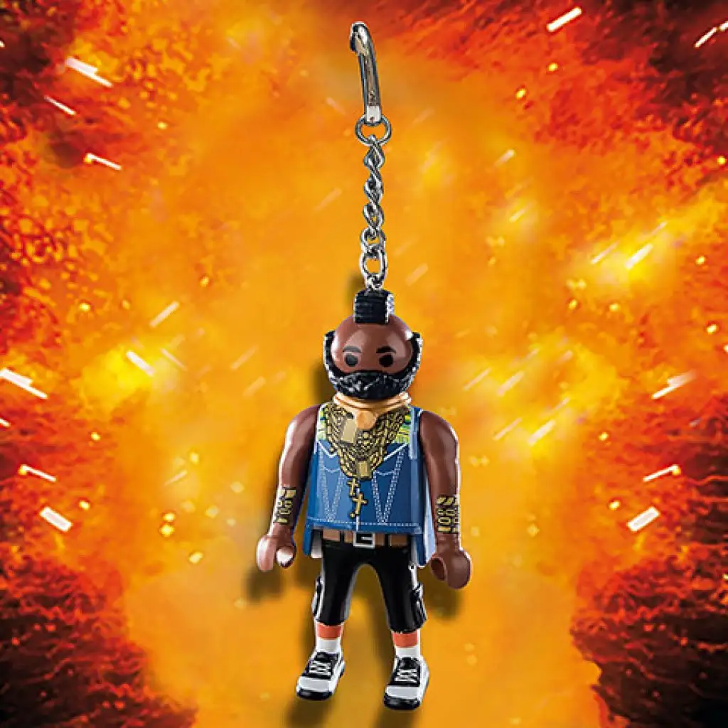 Playmobil: A-Team - B.A. figura kulcstartó (70645) kép 2