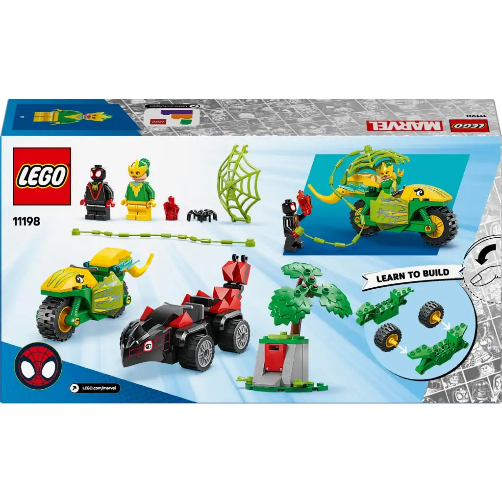 LEGO® Marvel: Spin és Electro - Üldözés a dinójárművel (11198) kép 2