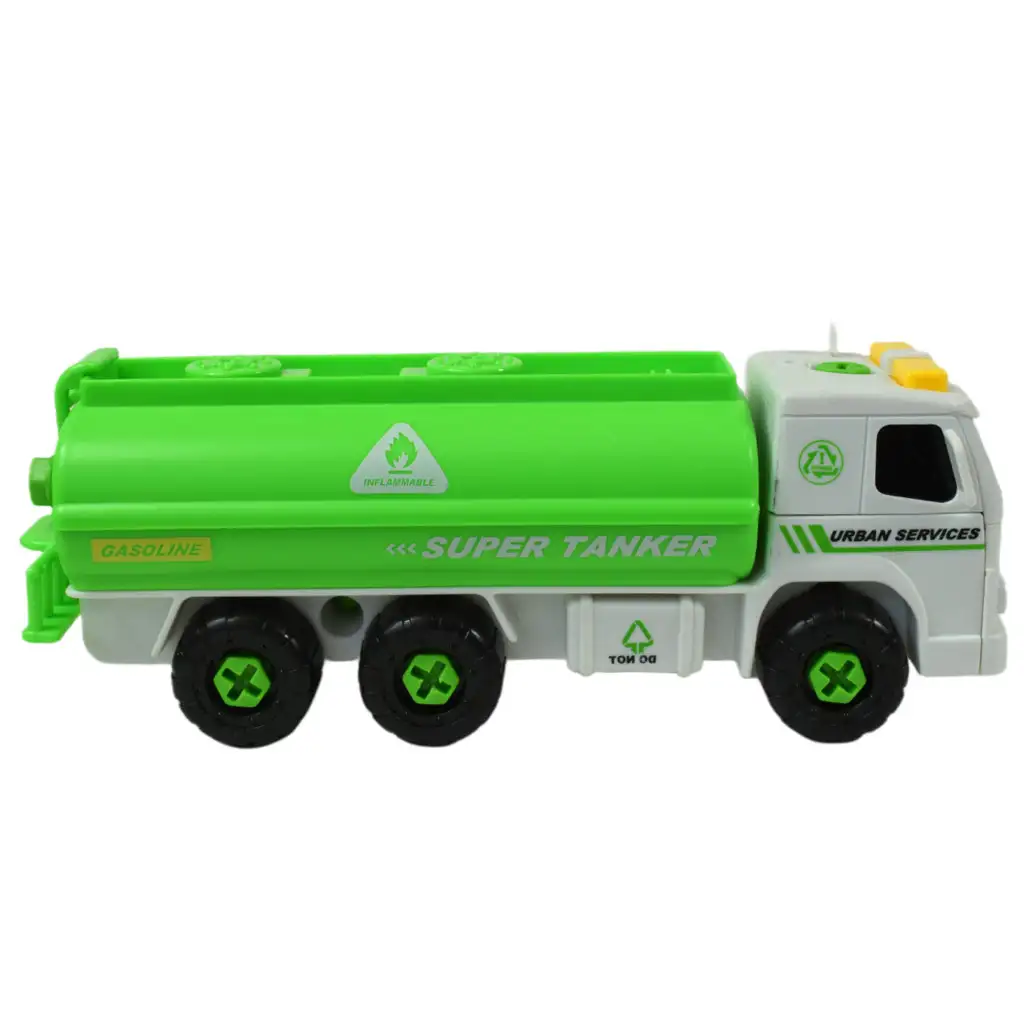 Urban Services: Szétszerelhető tartályos kamion szerszámokkal és hanggal 20cm kép 4