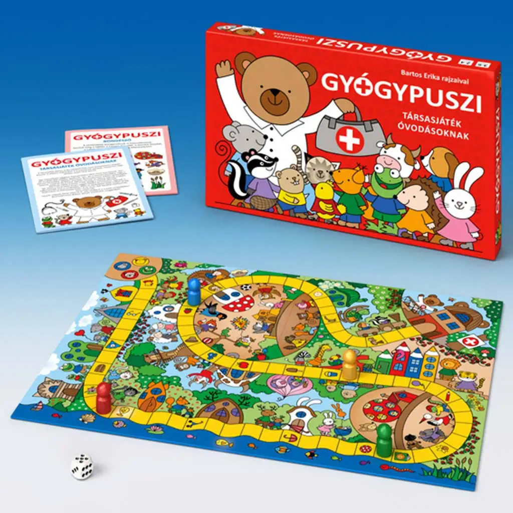 Bogyó és Babóca: Gyógypuszi társasjáték óvodásoknak kép 2
