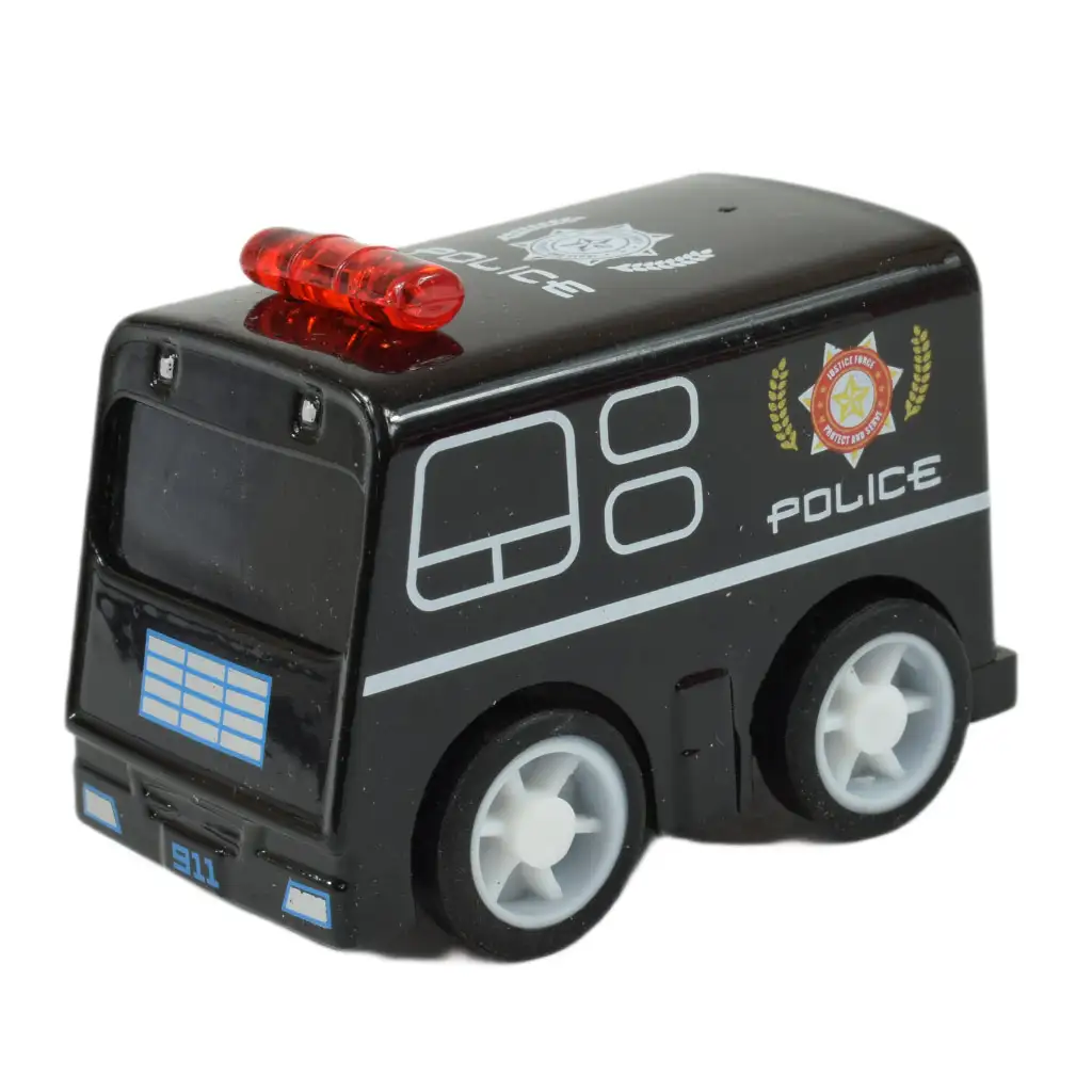Alloy Car: Rendőrségi autó többféle változatban 5cm kép 2