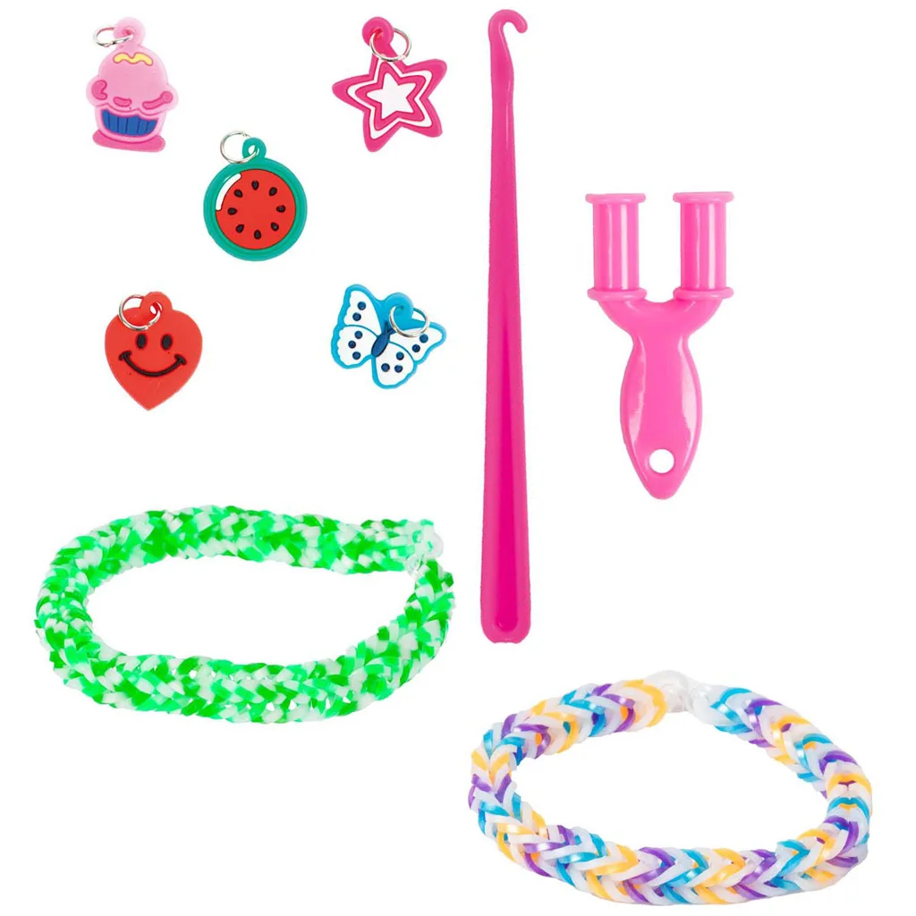 Gumikarkötő készítő szett szív alakú dobozban kép 2