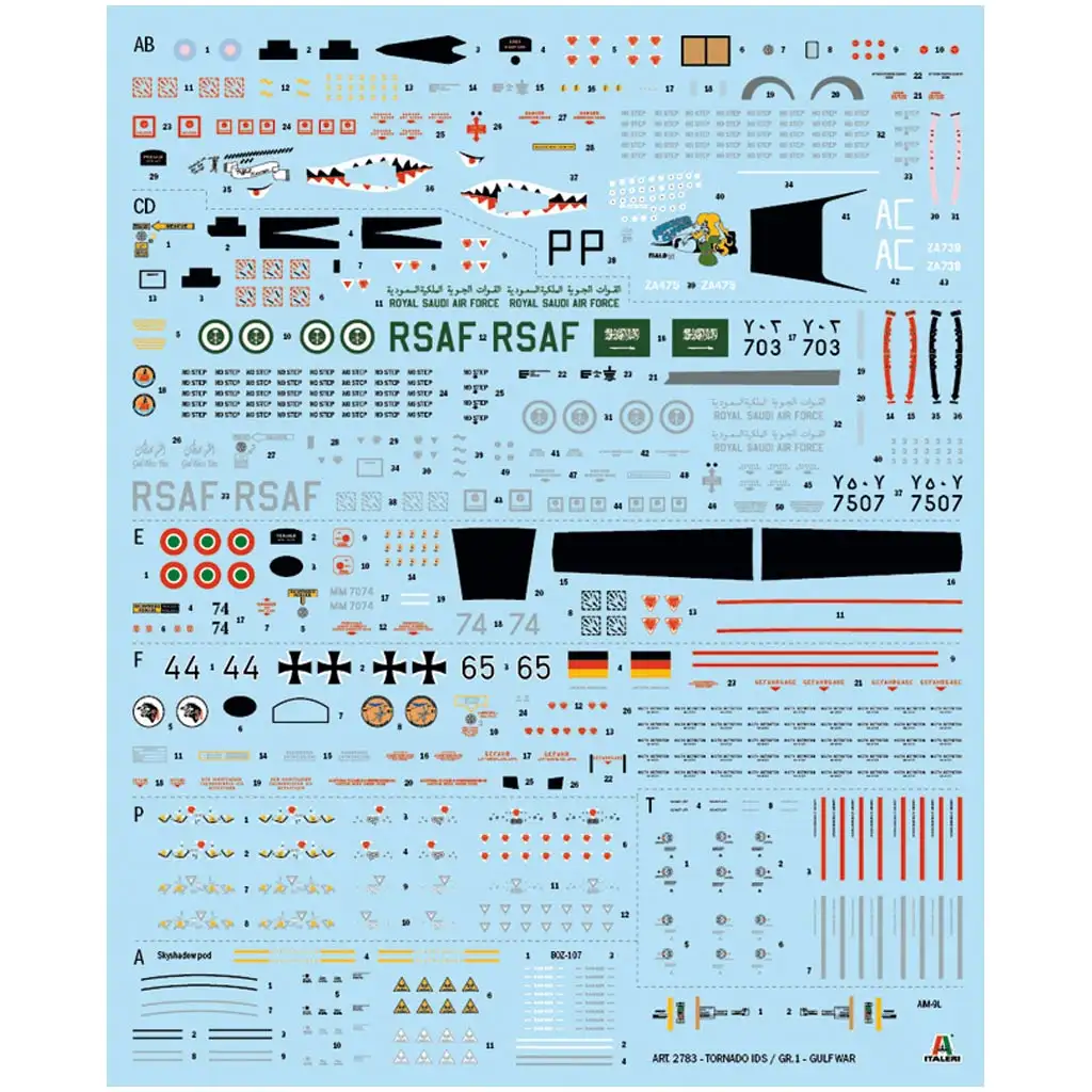 Italeri 1/48 Tornado GR.1/IDS repülőgép makett kép 2