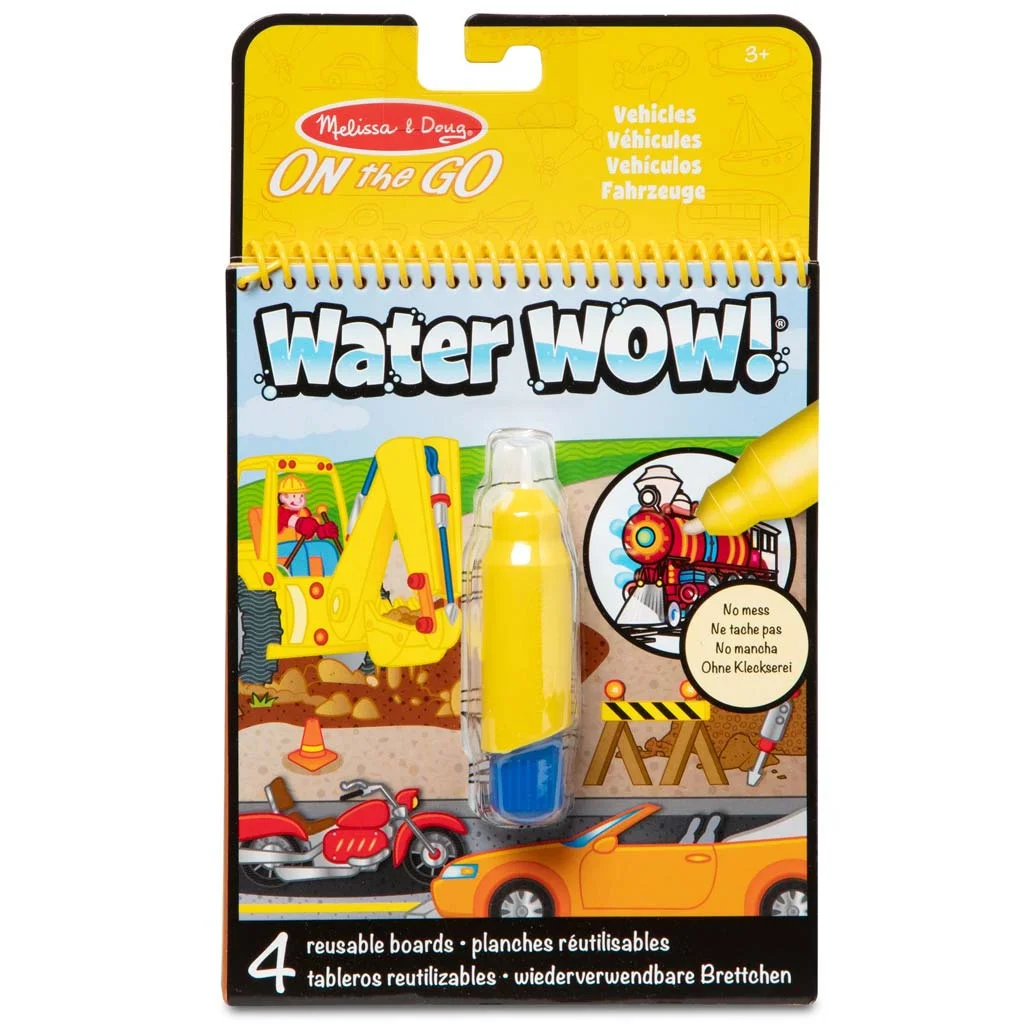 Melissa&Doug: Water WOW! Rajzolás vízzel - Járművek – Spin Master