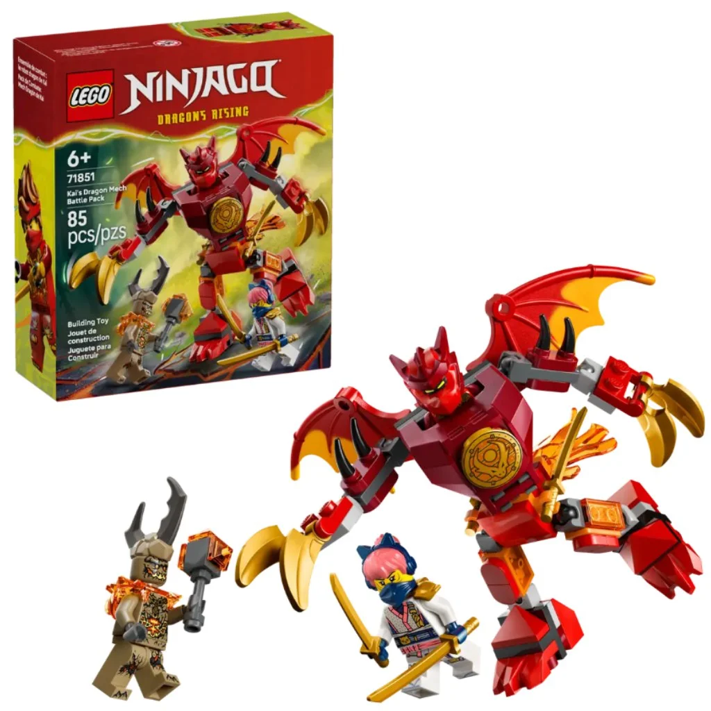 LEGO® Ninjago: Kai sárkánypáncélja, harci csomag (71851)