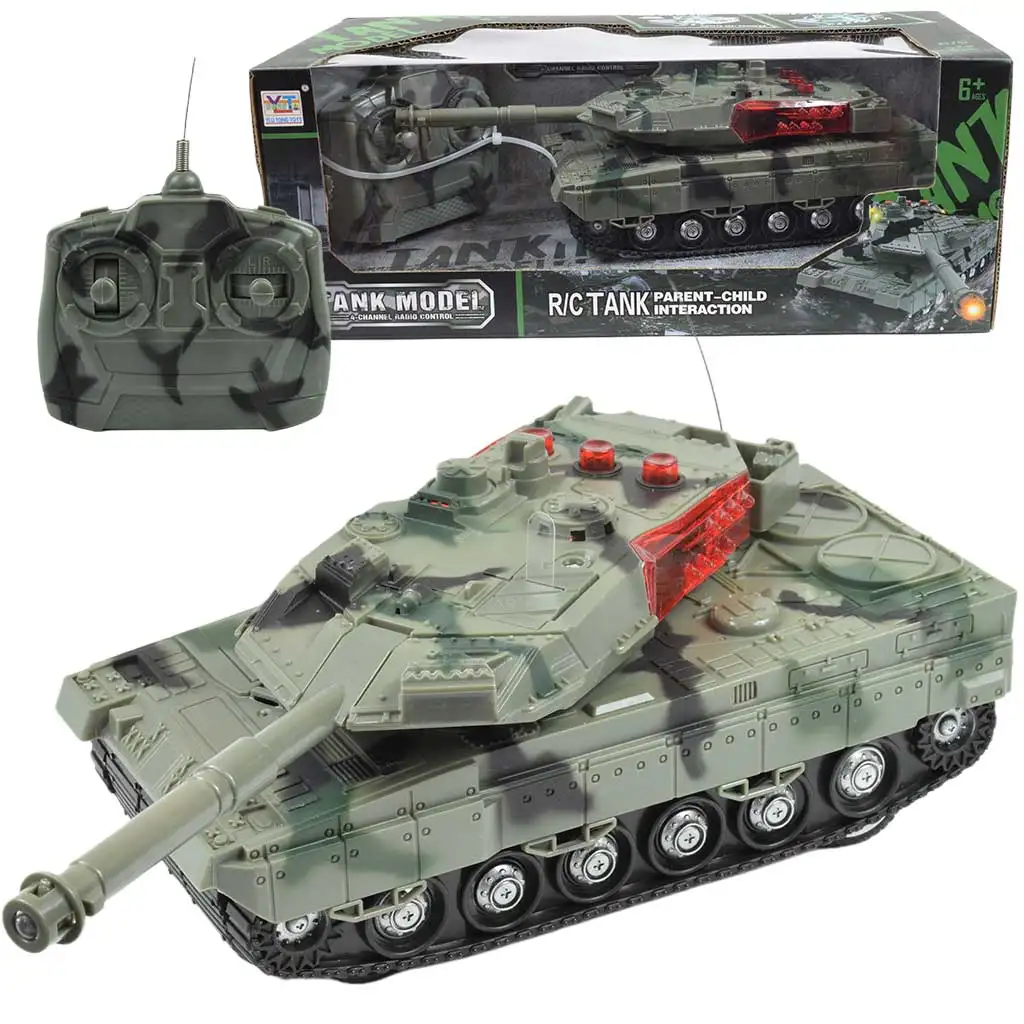 RC Távirányítós M1 Abrams tank fény és hangeffektekkel 1/32-es méretarány 22cm