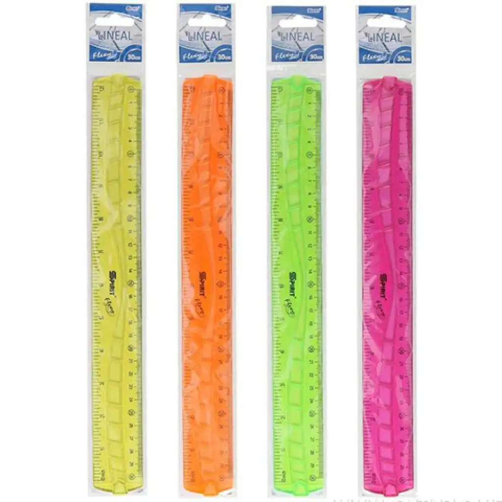 Spirit: Flexibilis vonalzó 30cm-es többféle színben 1db