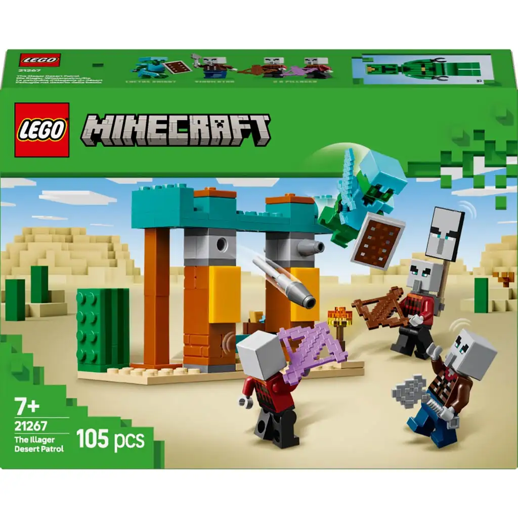 LEGO® Minecraft: Illagerek őrjárata a sivatagban (21267)