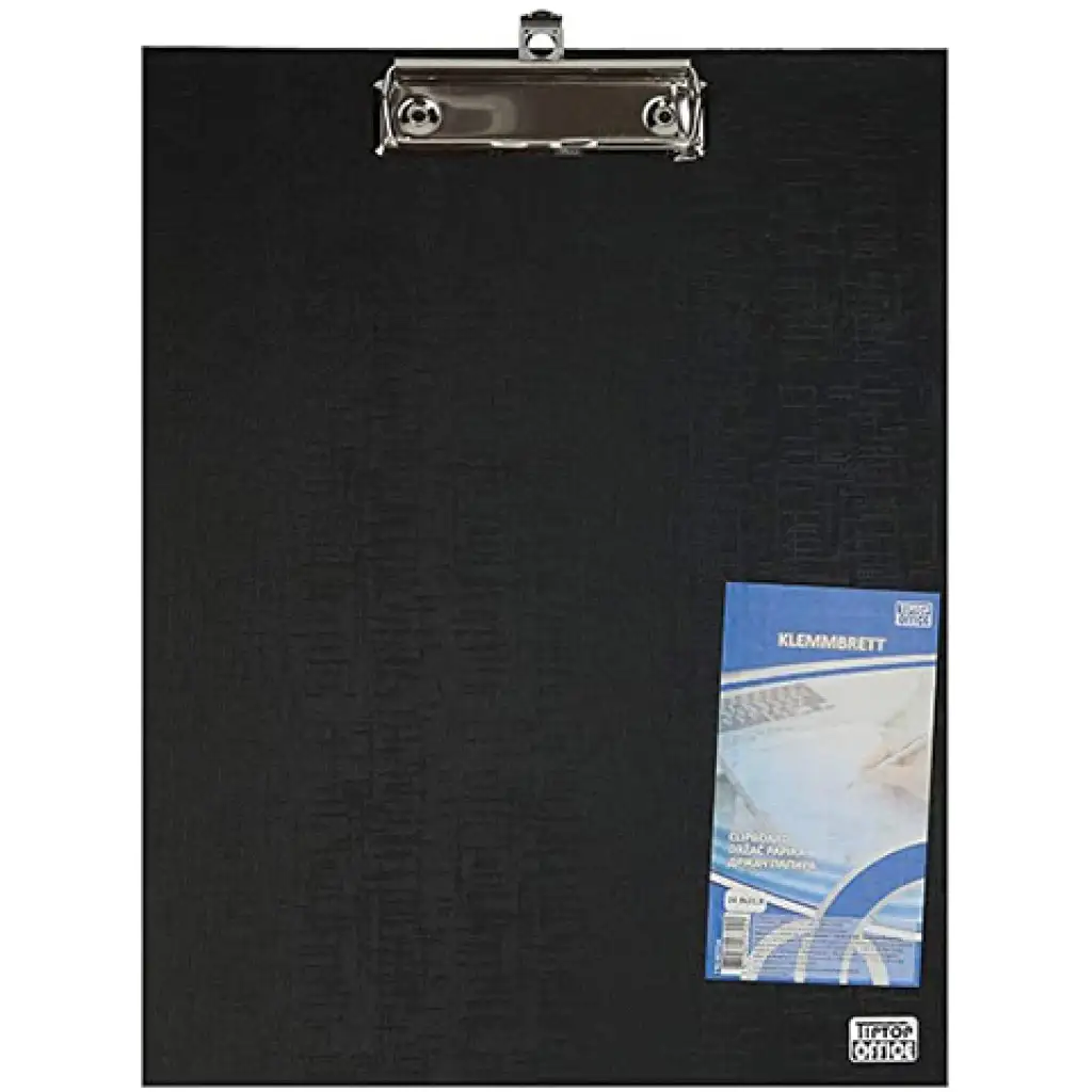 Spirit: Csíptetős Premium felírótábla A4 fekete