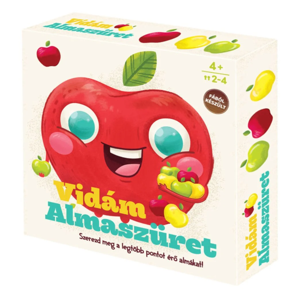 Vidám almaszüret társasjáték