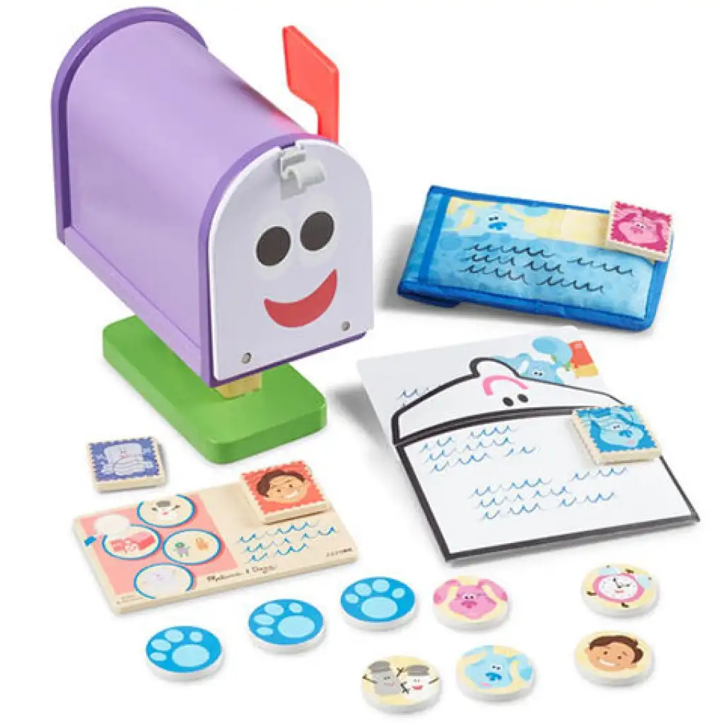 Melissa & Doug: Azúrkék postaláda készségfejlesztő játék kép 2
