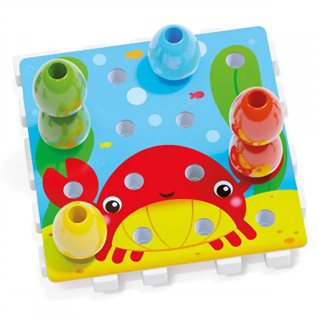 Quercetti: Jumbo Pötyi 2 az 1-ben 20db-os szett kép 2