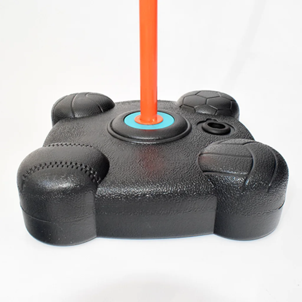 Állítható méretű kosárlabda palánk állvánnyal és labdával 141-109 cm kép 3