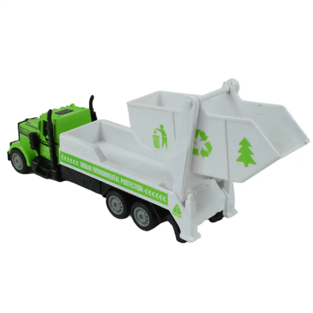 City Squad: Szemétszállító teherautó lendkerekes kialakítással kétféle változatban 1db kép 9
