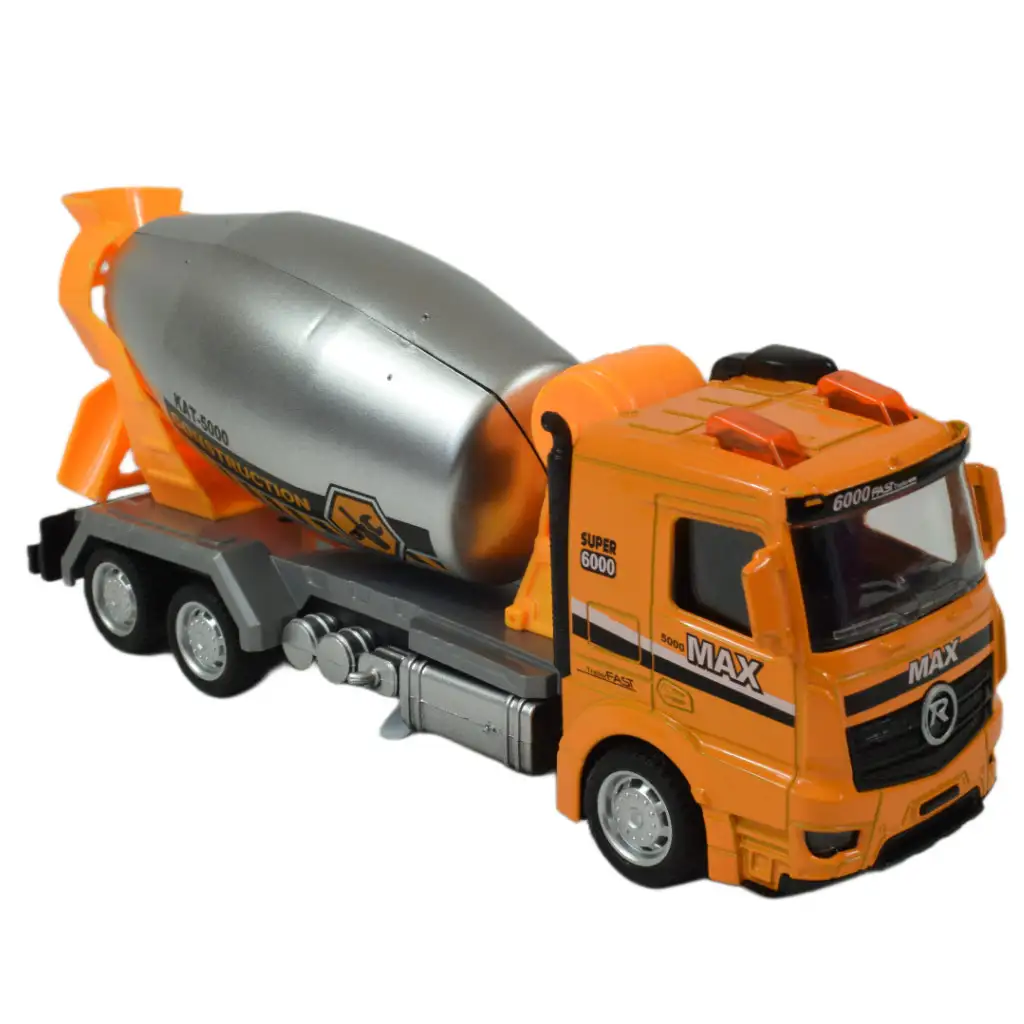 Service Team: Építőipari lendkerekes teherautó fénnyel és hanggal többféle változatban 20cm kép 10