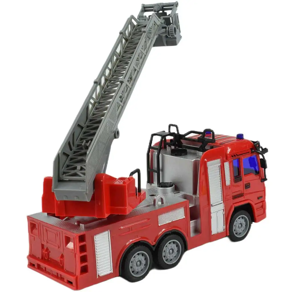 RC Távirányítós tűzoltóautó világítással 27MHz 20cm háromféle változatban 1db kép 6