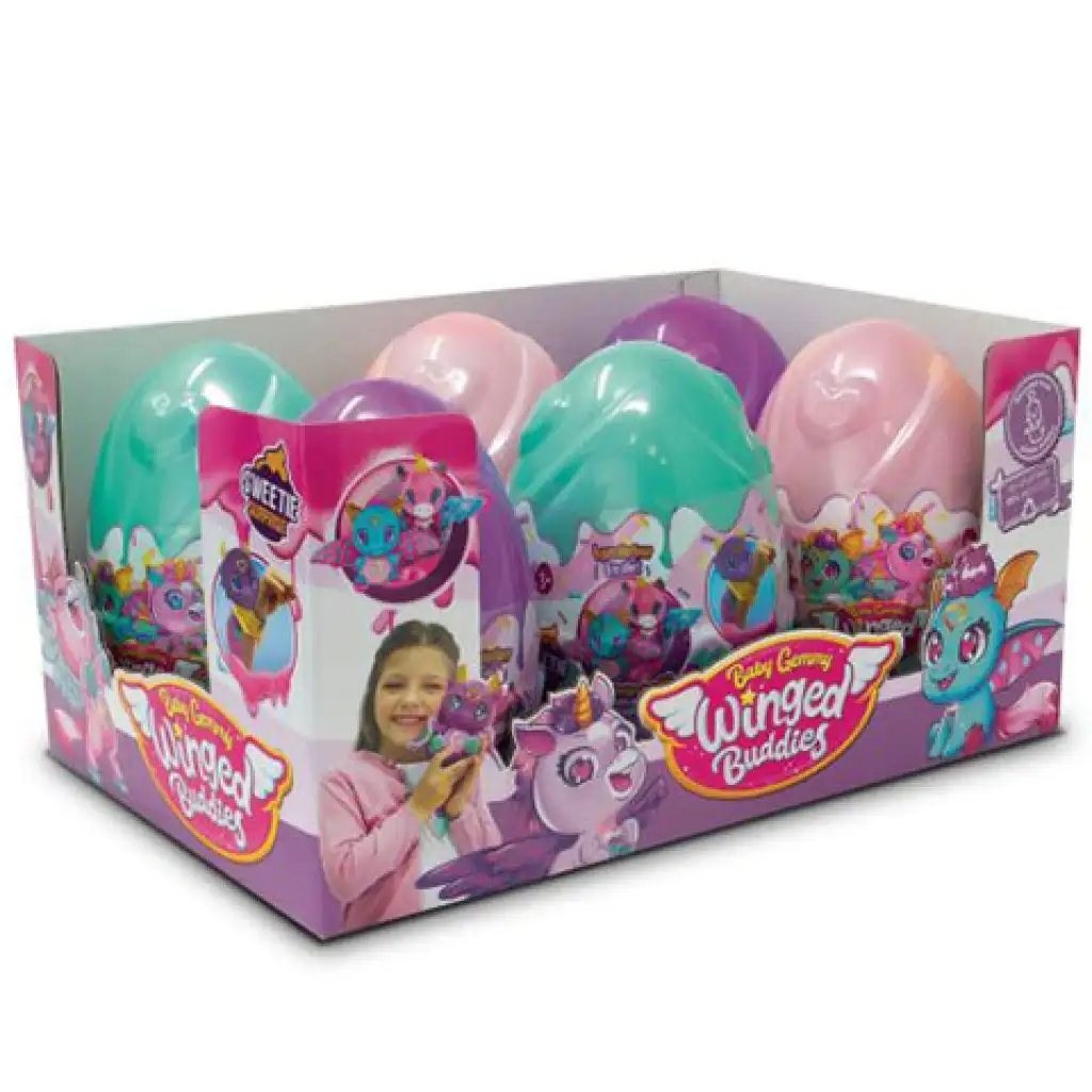 Baby Gemmy: Illatos Meglepetés tojás plüss sárkánnyal többféle változatban 1db kép 5