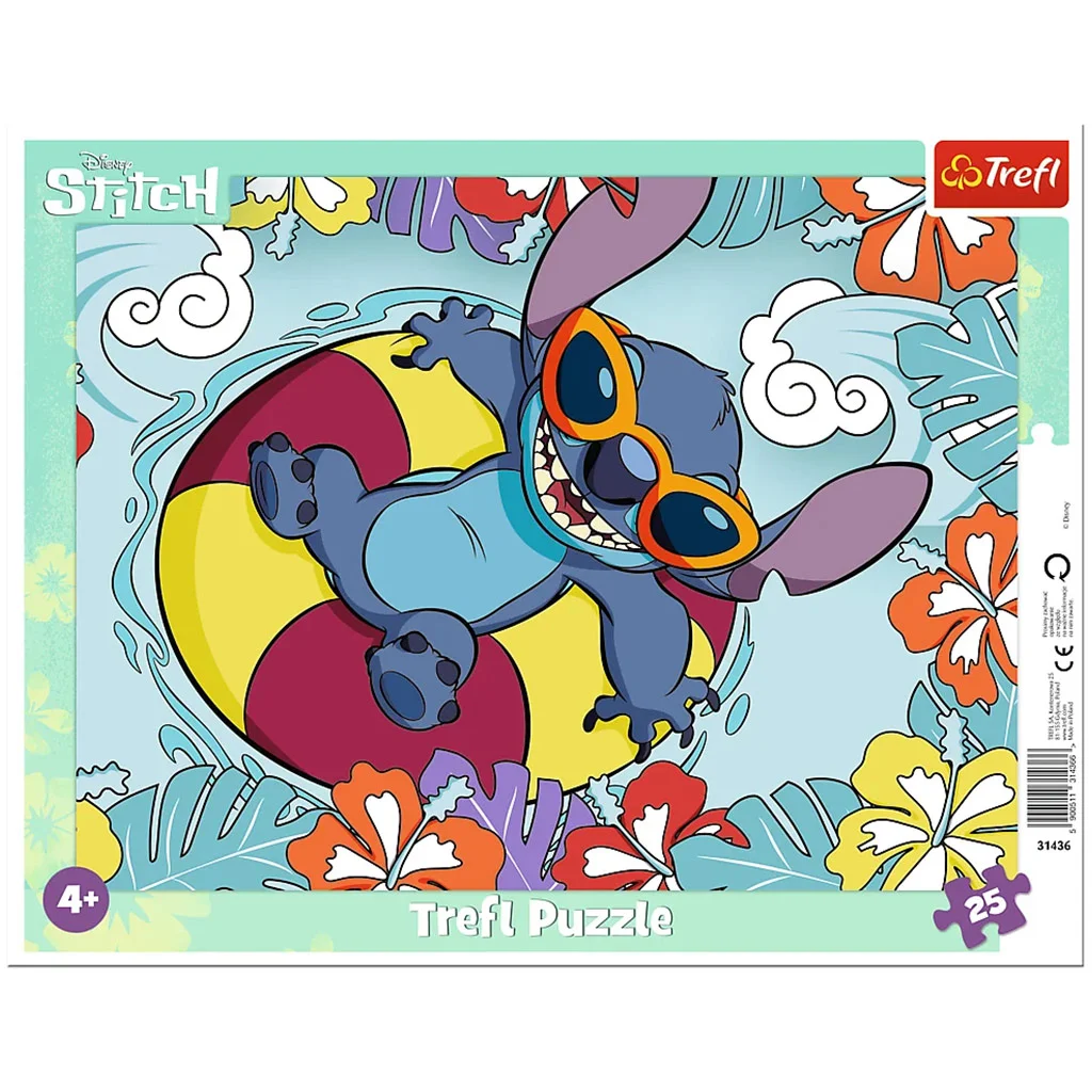 Disney Stitch 25db-os keretes puzzle - Trefl