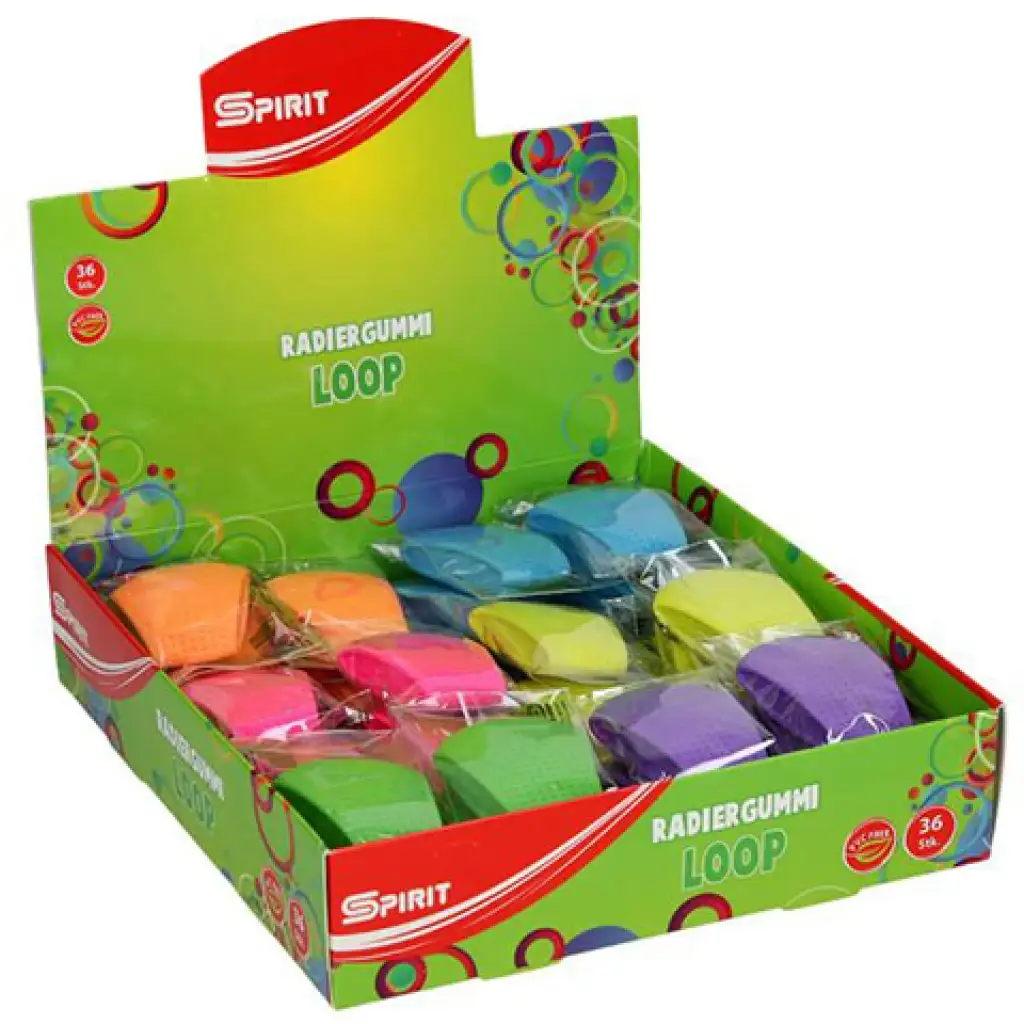 Spirit: Loop ergonomikus radír többféle színben 1db kép 2