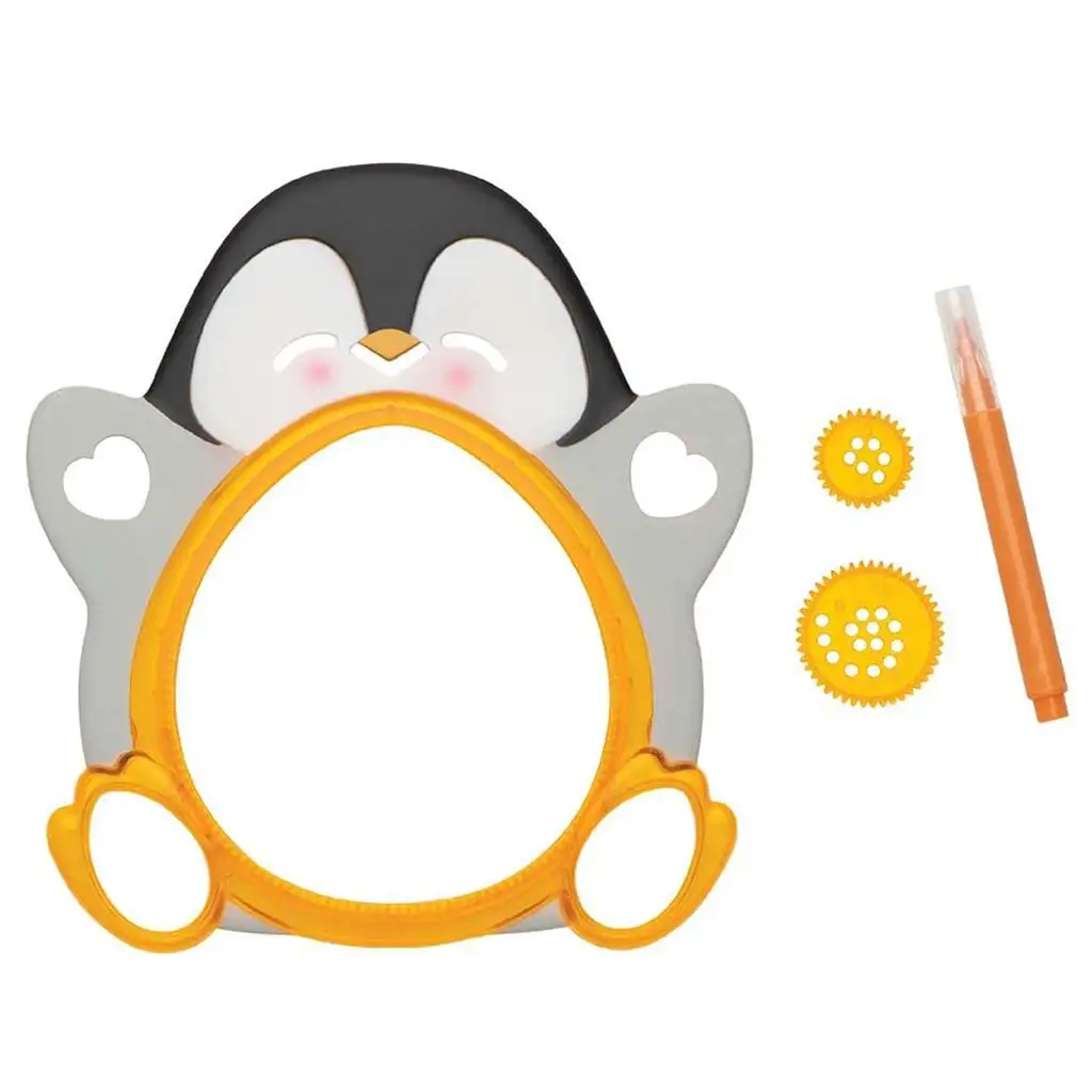 Spirograph: Rajz pajtik kreatív szett - Pingvin kép 2