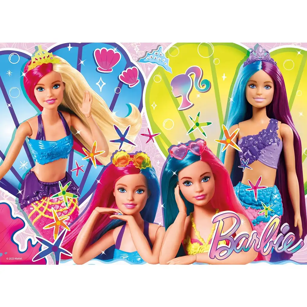 Barbie mágikus világa 4x48db-os maxi padló puzzle 35x25cm - Lisciani kép 5