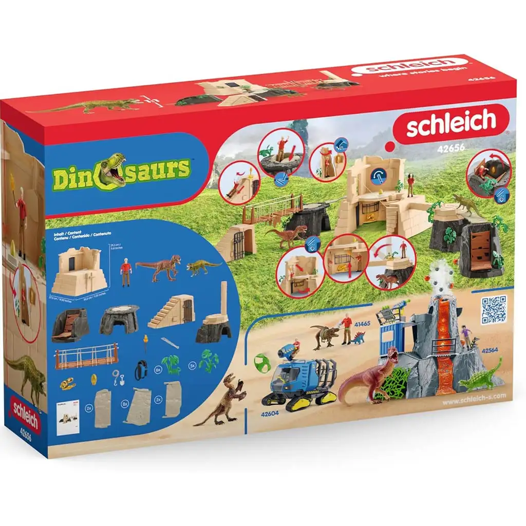 Schleich: Dínó Templom legyőzése szett (42656) kép 2