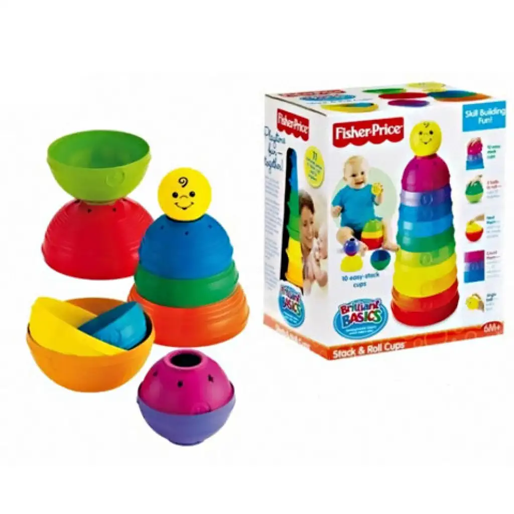 Fisher-Price: Színes csészepiramis