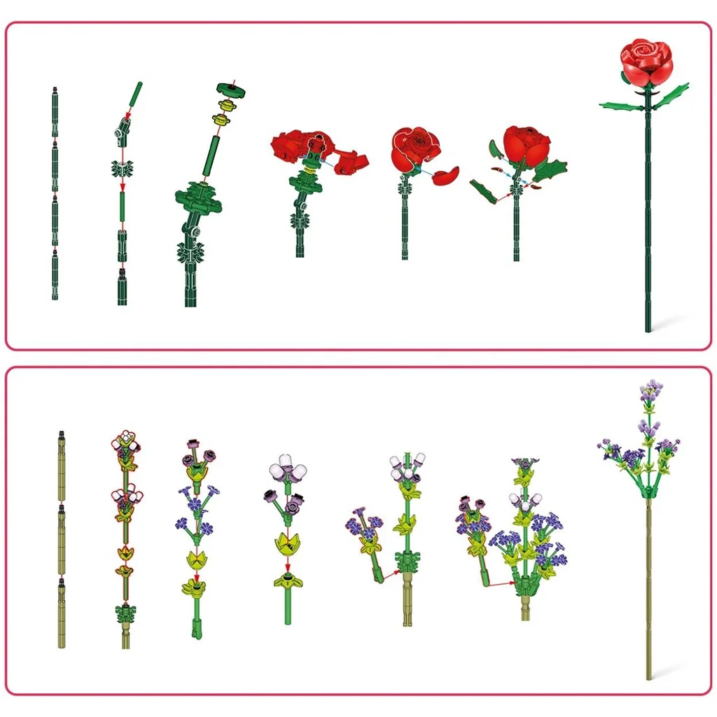 MAX rózsa építőjáték kép 4