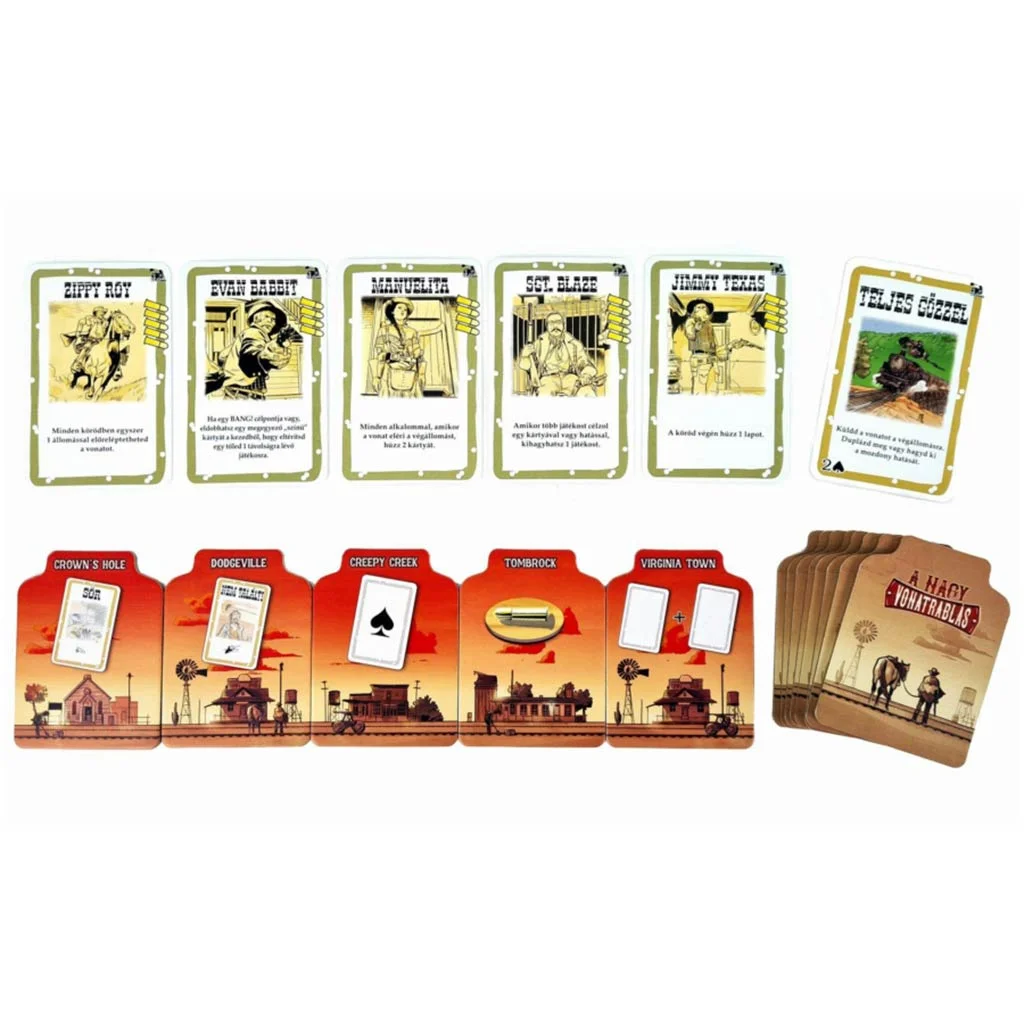 Bang! A nagy vonatrablás kártyajáték kép 4