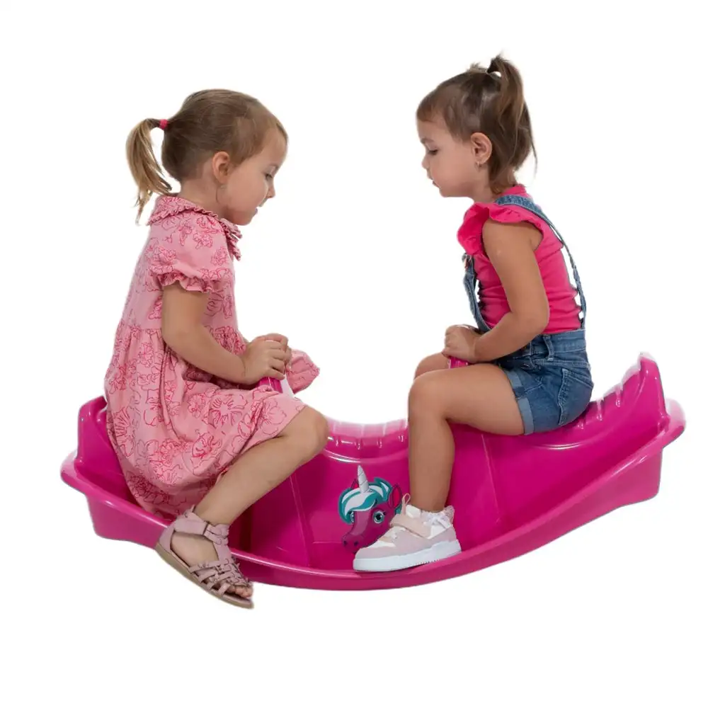 Rózsaszín színű libikóka 100cm kép 2