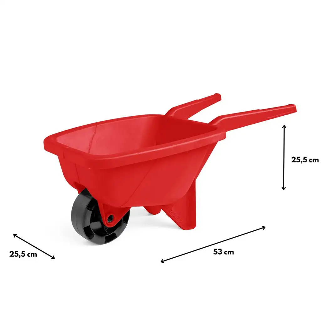 Piros 53cm-es homokozó talicska - Wader kép 2
