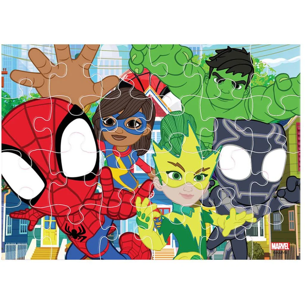 Luna: Spidey 4 az 1-ben 12-15-20-24 db-os puzzle kép 5