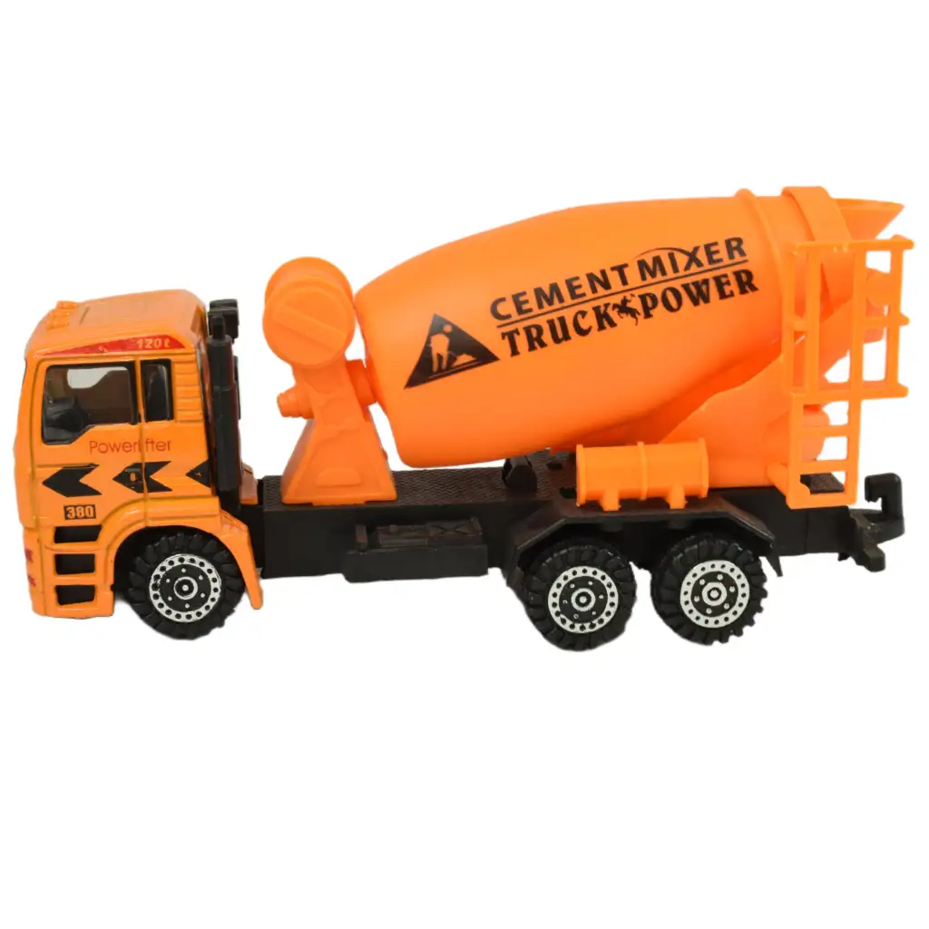 Truck: Fém építőipari járművek többféle változatban 19cm kép 9