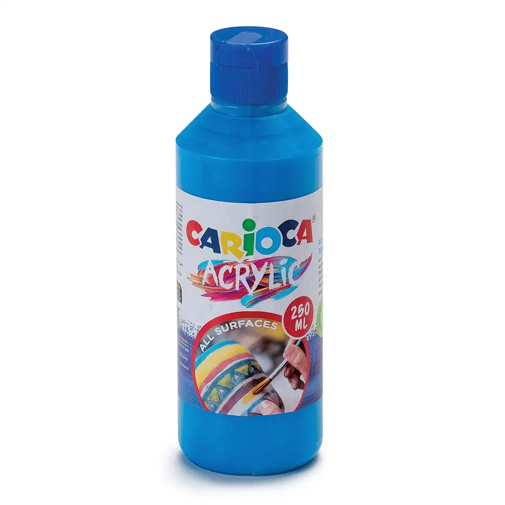 Acrylic 250ml-s akril festék kék színben - Carioca