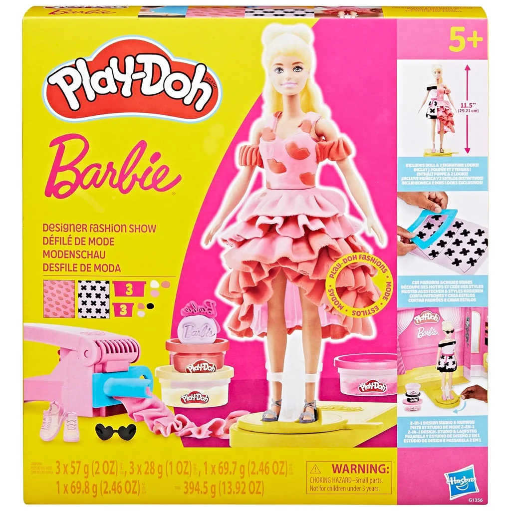 Play-Doh: Barbie divatbemutató gyurma szett - Hasbro