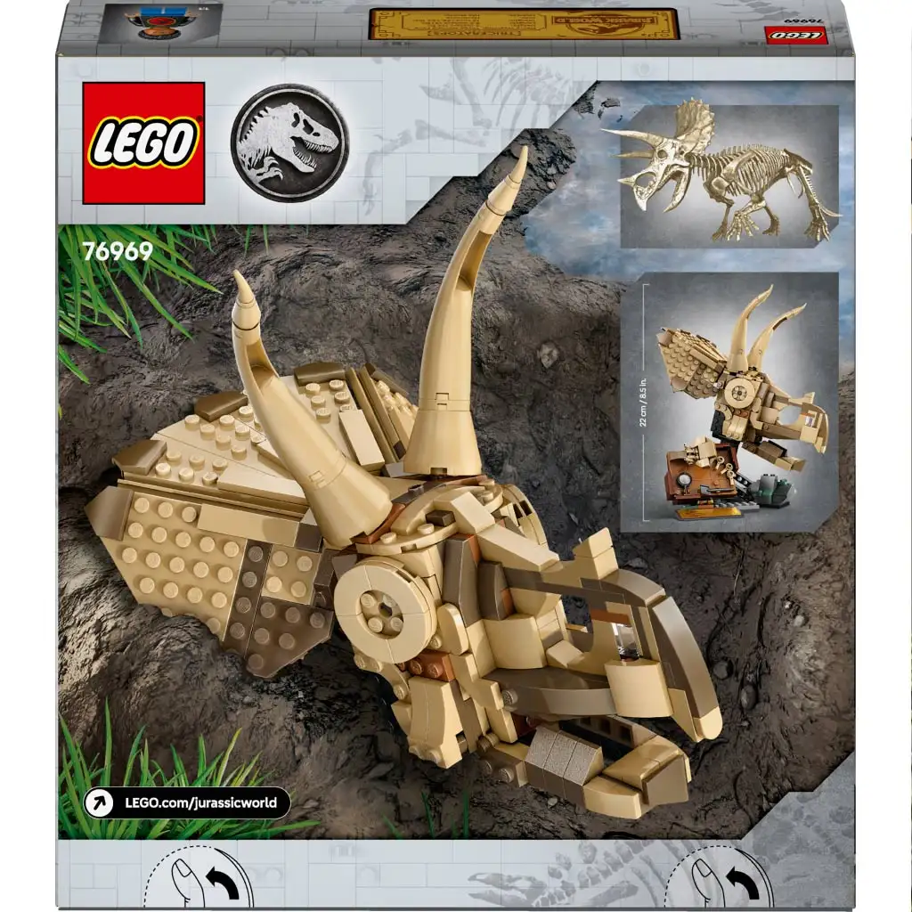 LEGO® Jurassic World: Dinómaradványok - Triceratops-koponya (76969) kép 5
