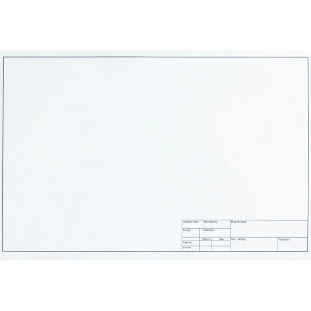 Keretezett műszaki rajzlap A/3 10db-os csomag