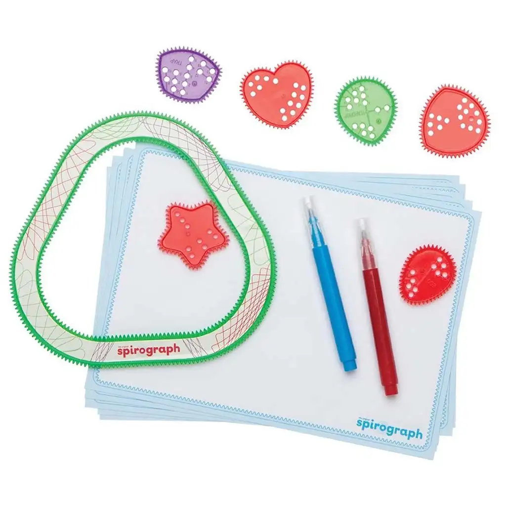 Spirograph: FUN Shapes Spirográf  - Szórakoztató formák 10db-os kreatív szett kép 2