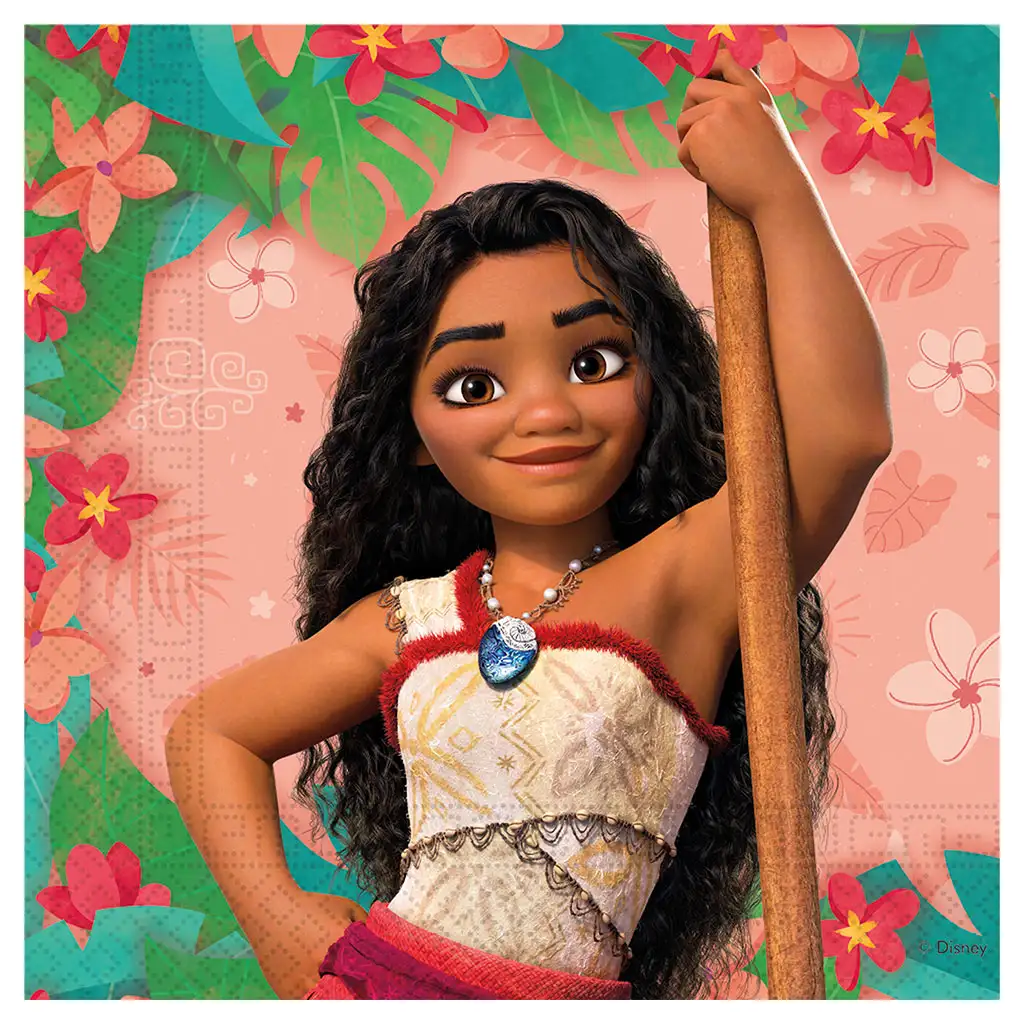 Disney Hercegnők Vaiana 2 20db-os 2 rétegű szalvéta csomag