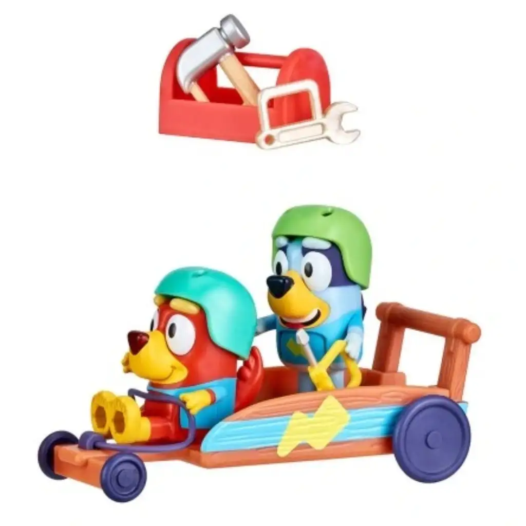 Bluey Gokart szett 2db figuráva kép 2